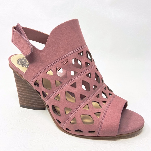 Vince Camuto Shoes - VINCE CAMUTO Deverly Cutout heeled sandals 6.5 W